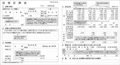 設備計画書