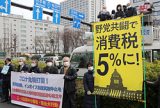コロナ支援拡充、消費税減税を　インボイス実施は絶対中止に　参院選勝利めざし　全国中小業者・国会大行動