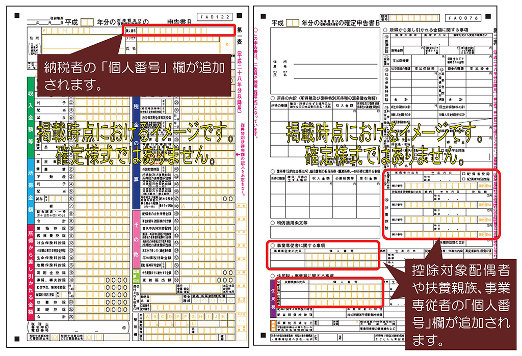 確定 申告 マイ ナンバー