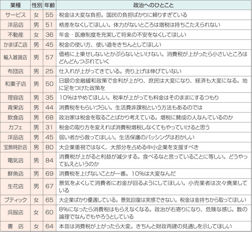 政治へのひとこと